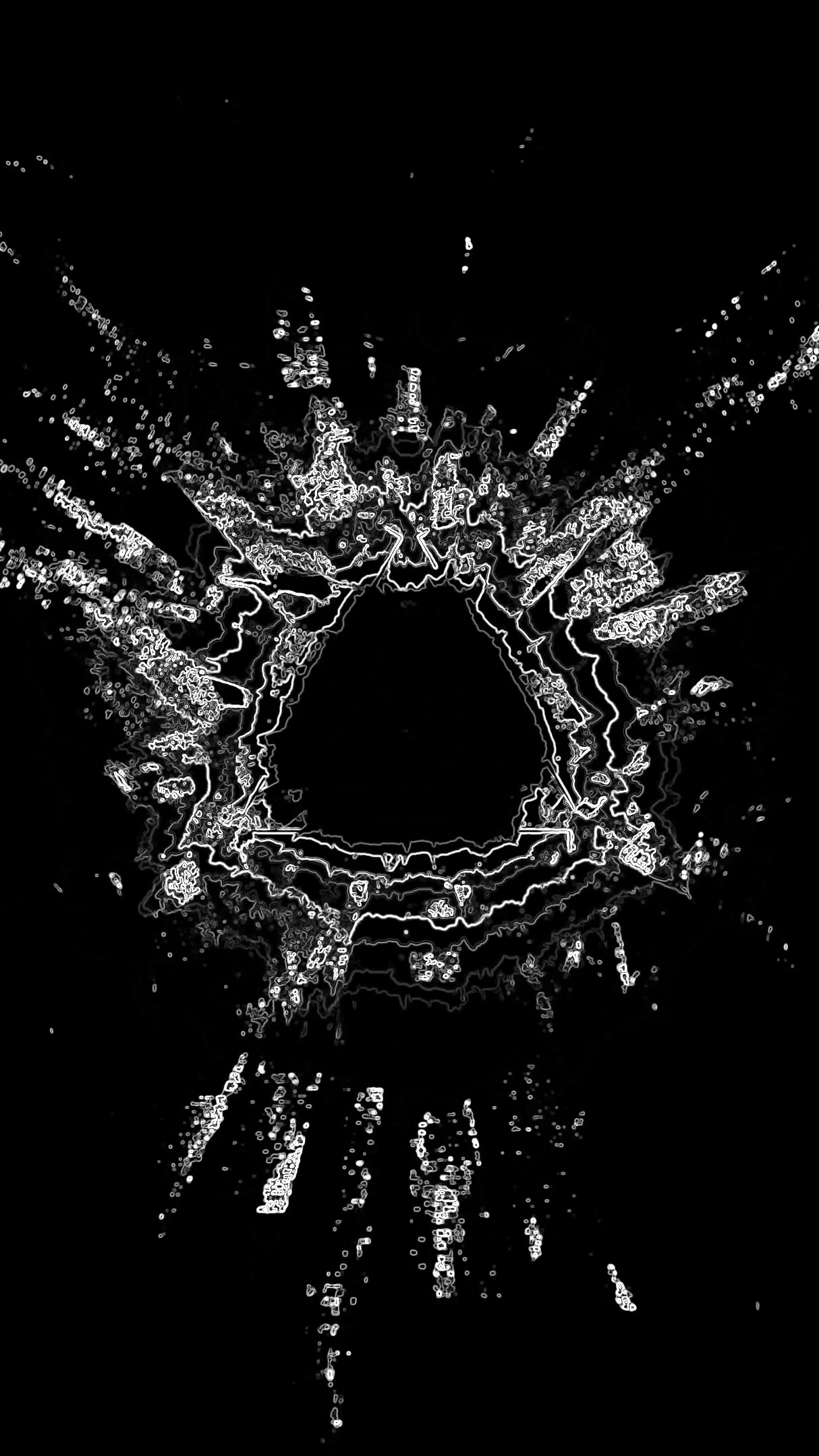 Tunnel video vj loop screensaver featuring abstract shapes creating a seamless visual flow in a digital environment