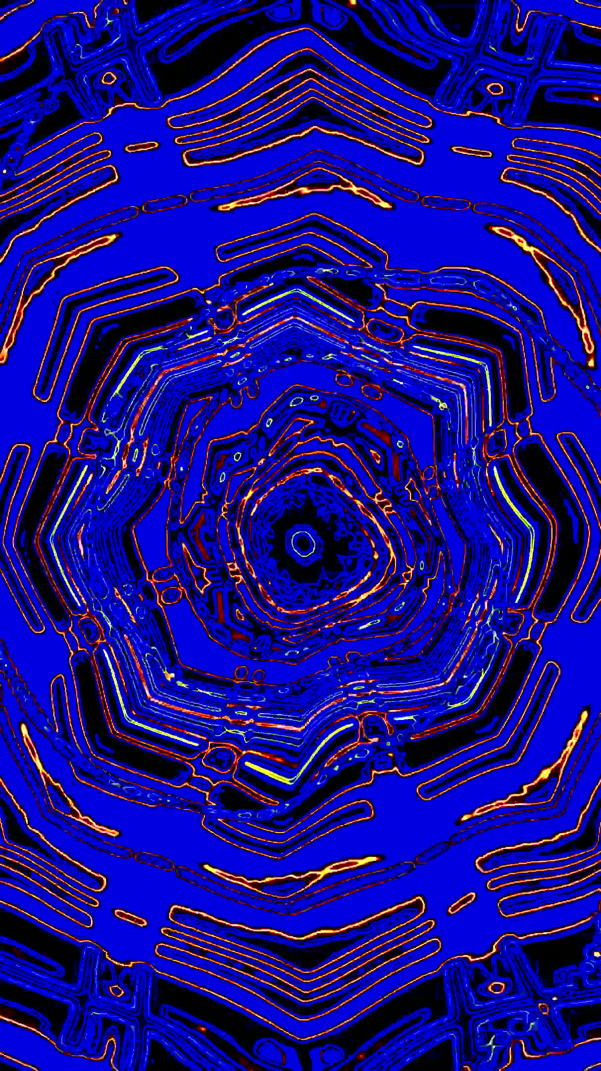 Colorful tunnel video vj loop seamless animation for mesmerizing visual experience