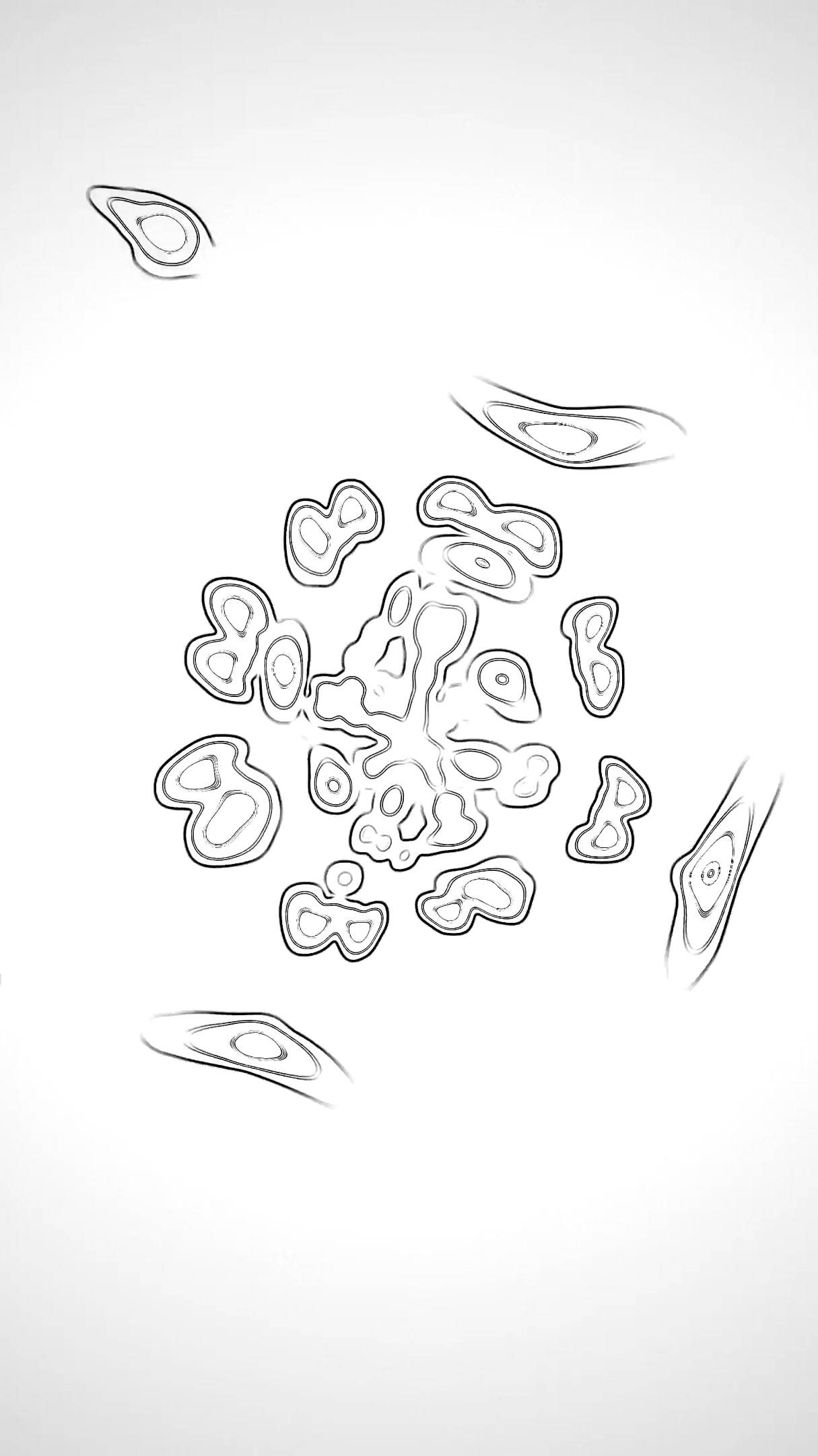 Mesmerizing tunnel video vj loop screensaver with seamless motion and captivating patterns