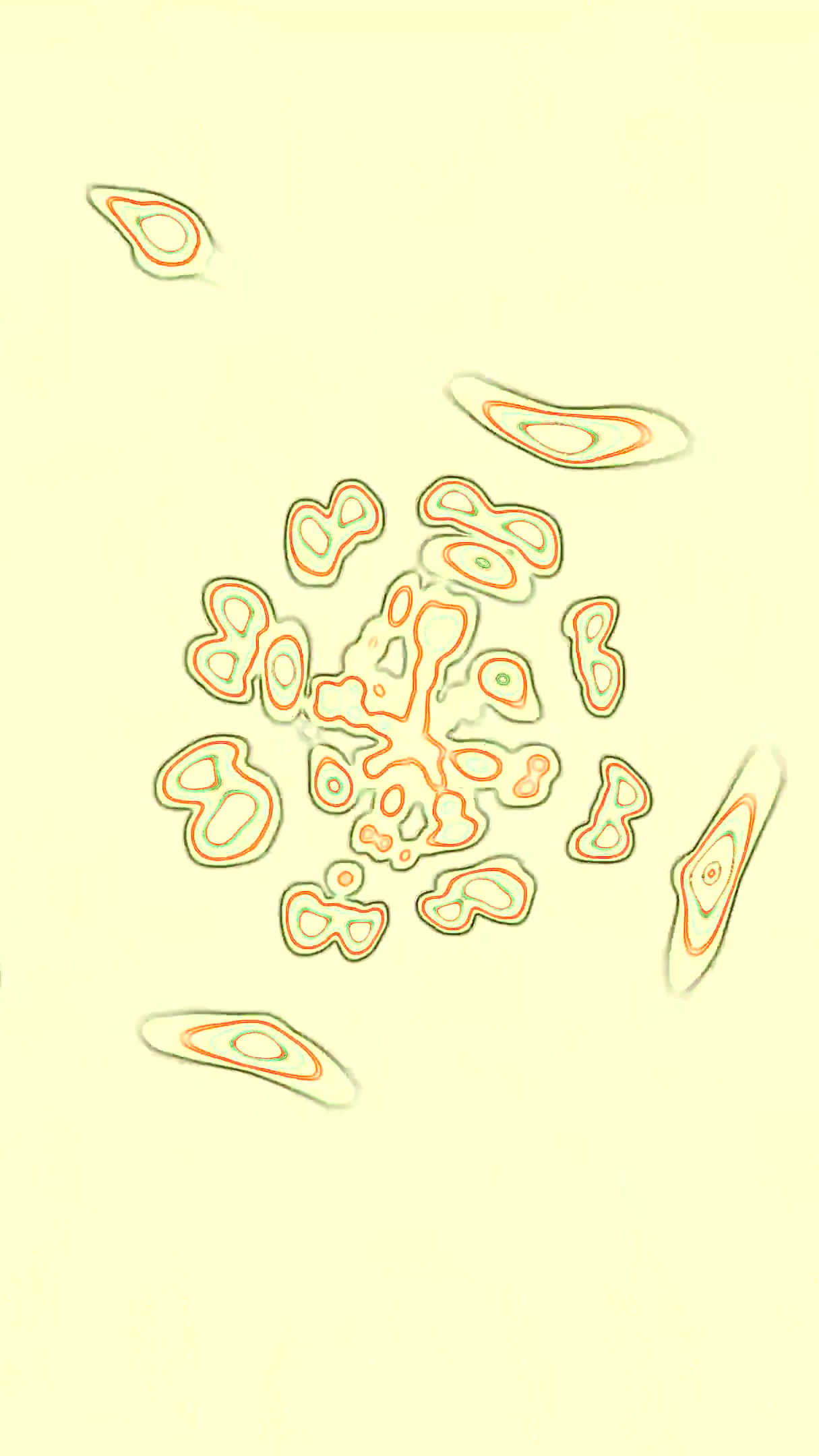 Tunnel video vj loop screensaver creates a smooth and vibrant seamless animation showcasing abstract shapes and patterns