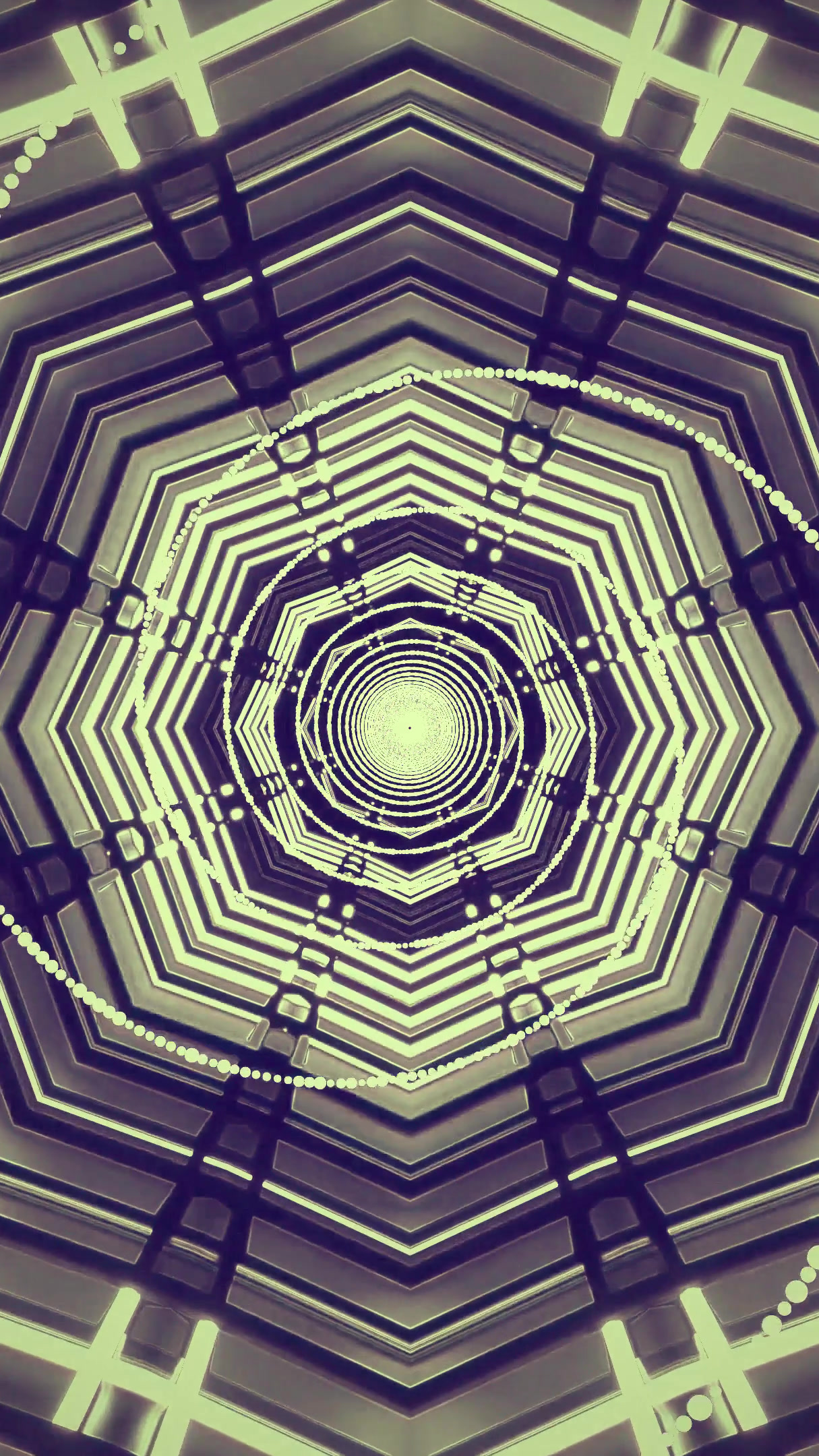 Dynamic tunnel video vj loop creates a seamless visual experience