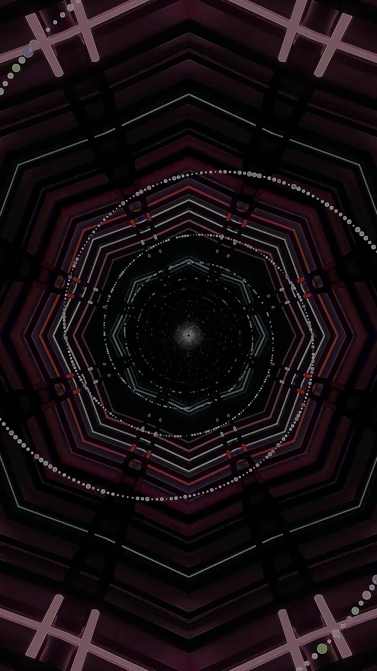 Seamless tunnel video vj loop screensaver for dynamic visual experience