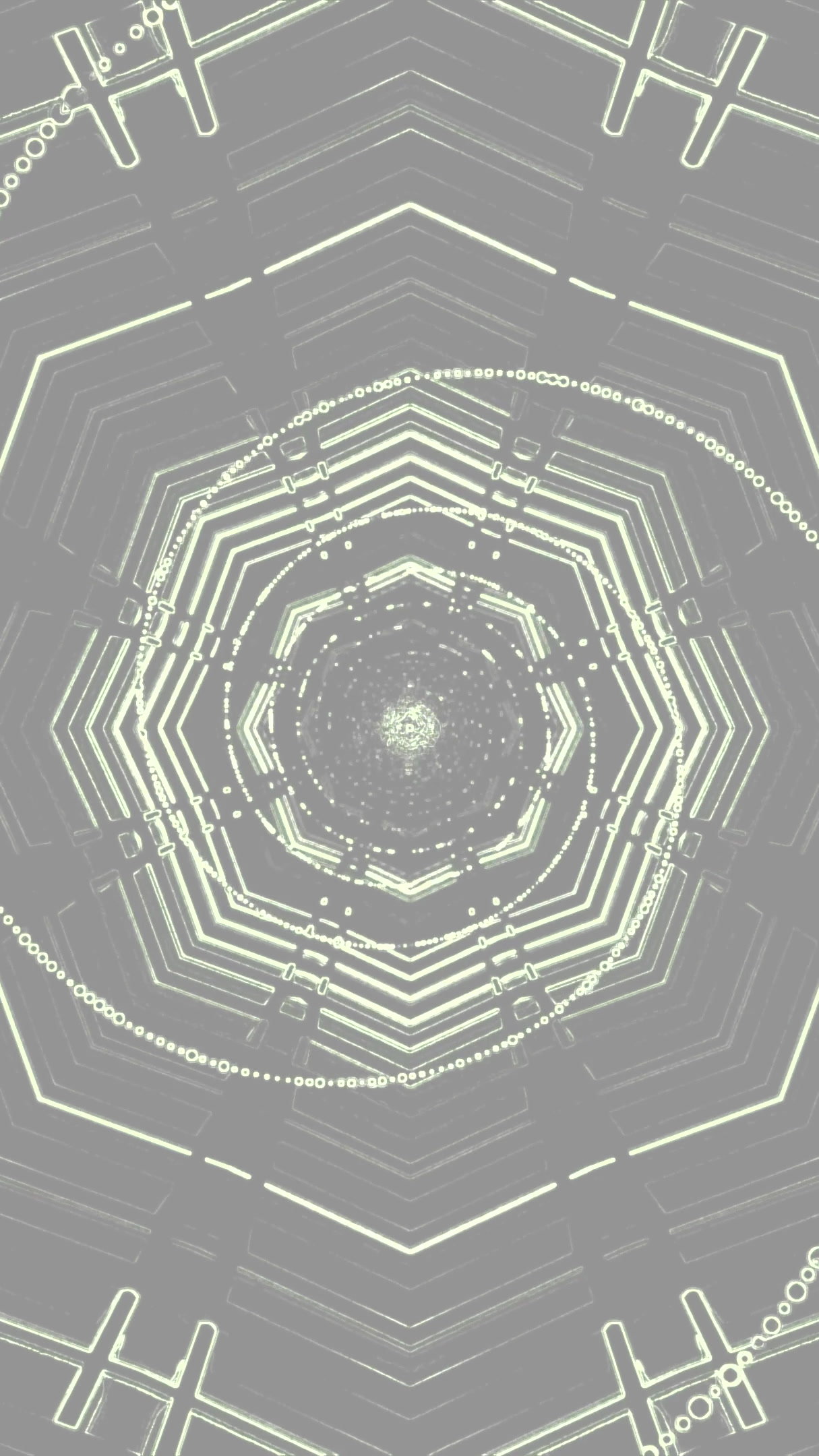 Seamless tunnel video loop creating mesmerizing visuals for a unique screensaver experience