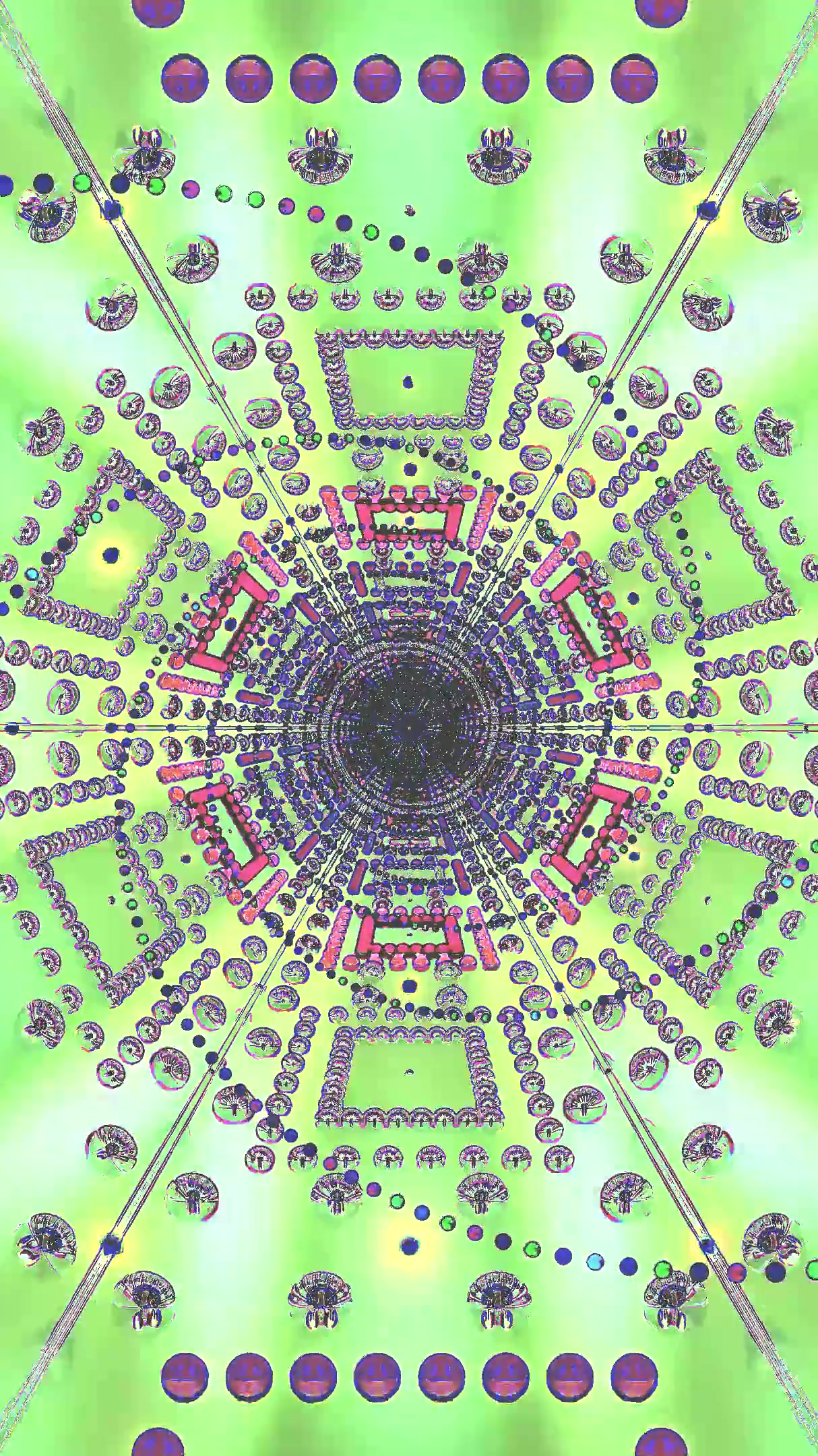 Dynamic tunnel video loop creates a mesmerizing visual experience