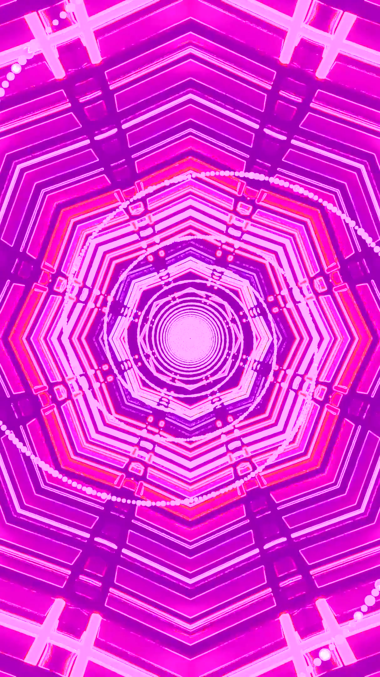 Tunnel video vj loop screensaver featuring vibrant colors with se
