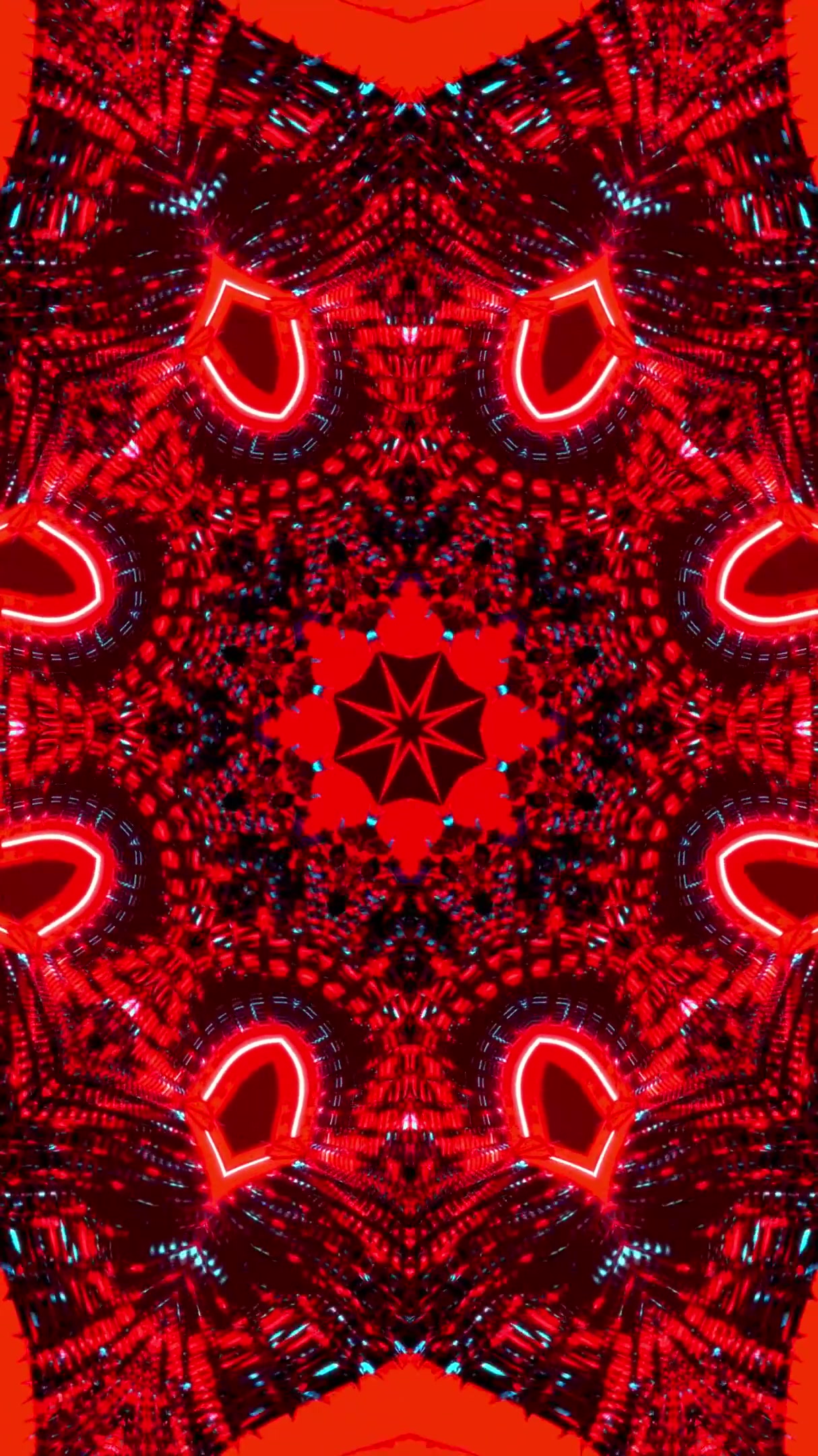 Vibrant tunnel video vj loop for seamless screensaver experience with hypnotic patterns and colors