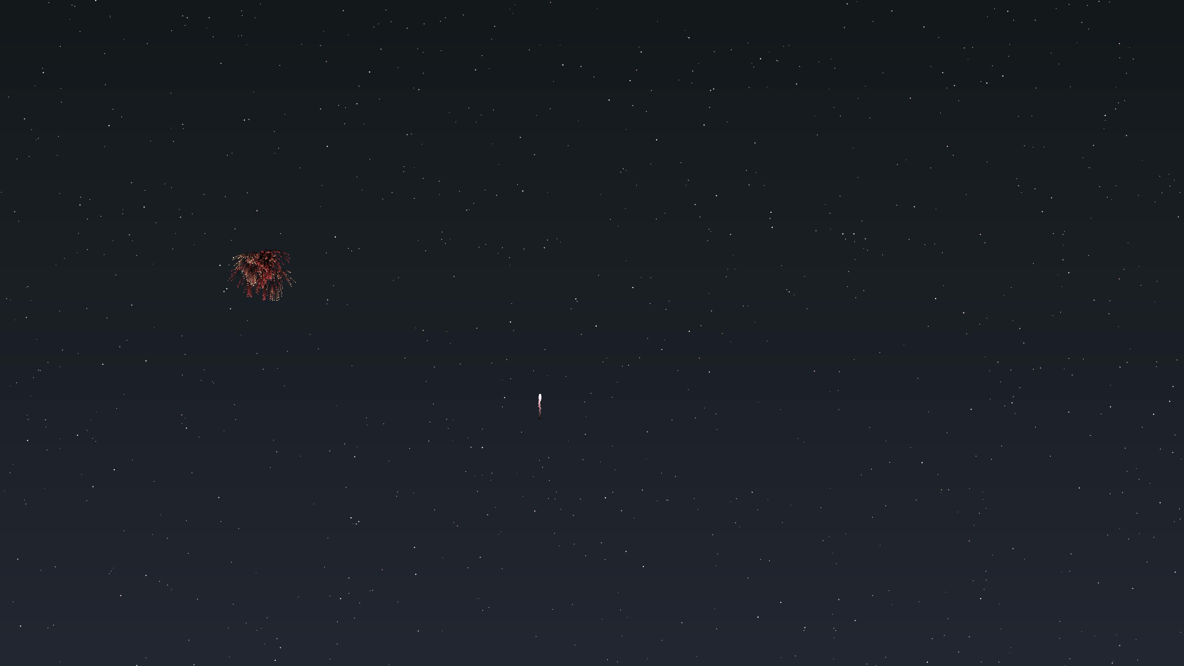 Valentines day fireworks display with heart shapes lighting up the night sky during a romantic celebration