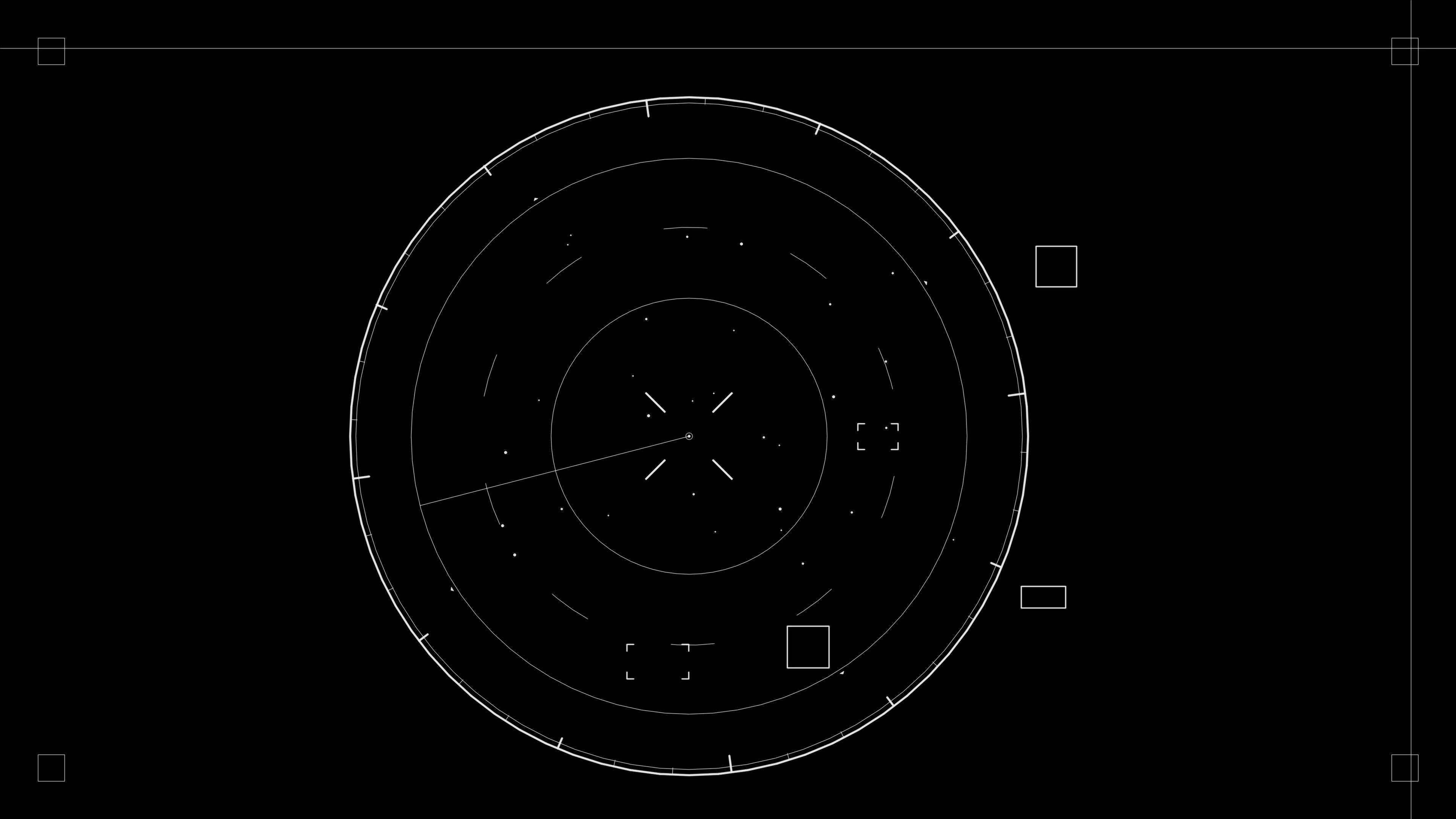 Hud elements animation for web designers and sci-fi video editors creating unique visual effects and interfaces