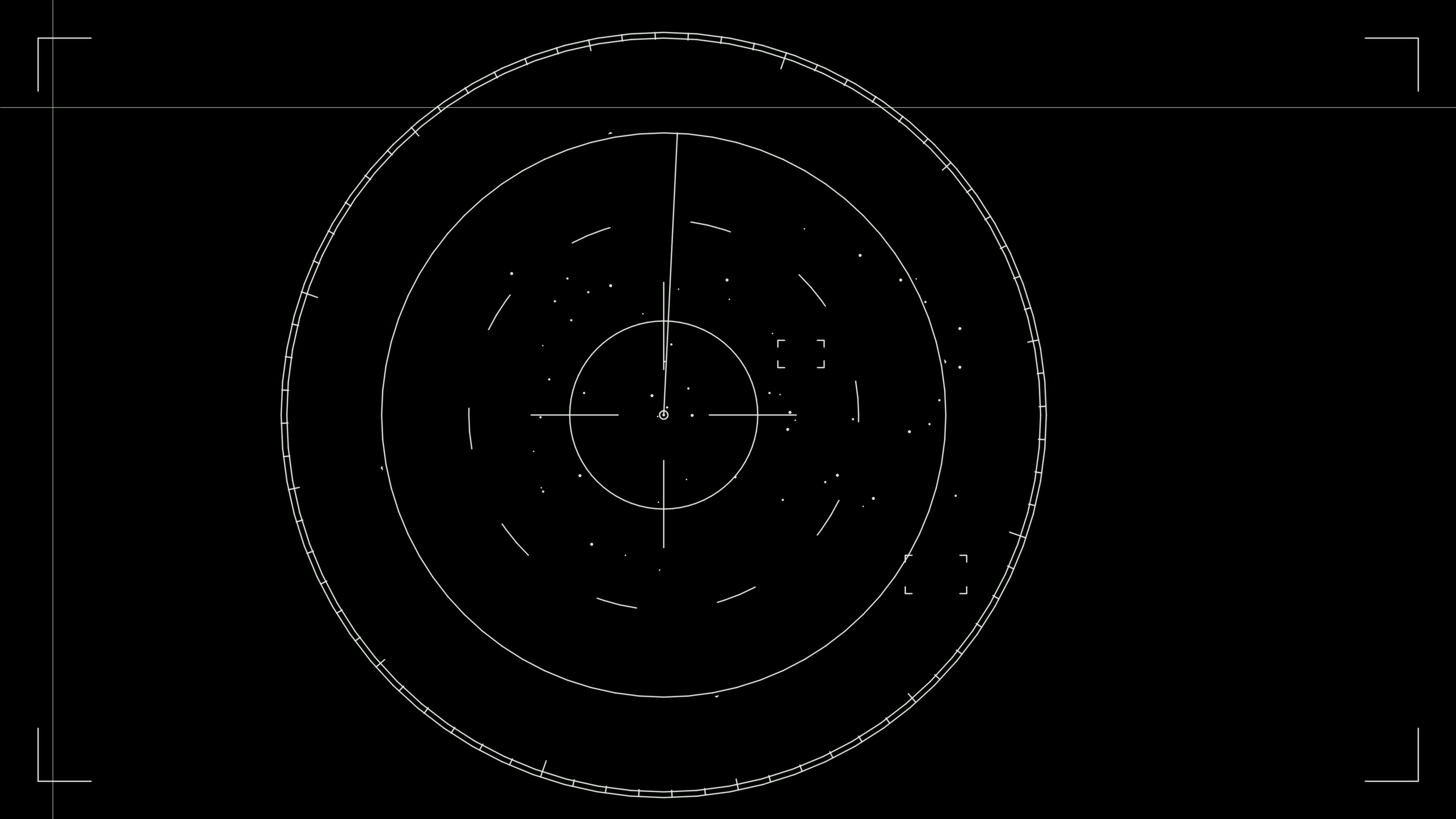 Animation showcasing HUD elements for web designers and sci-fi video editors in a digital environment