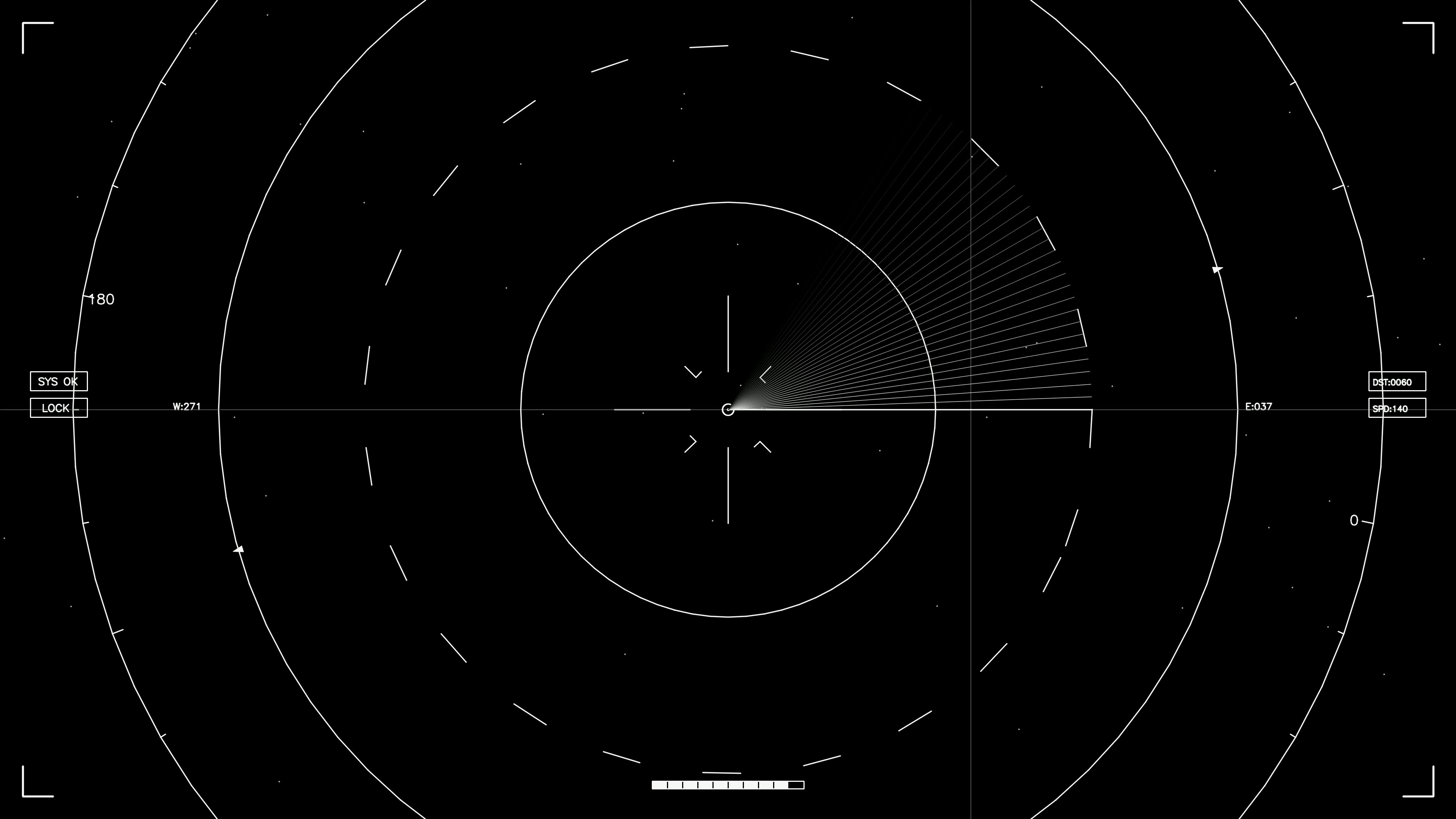 Futuristic science fiction hud elements animations for web design and video editing