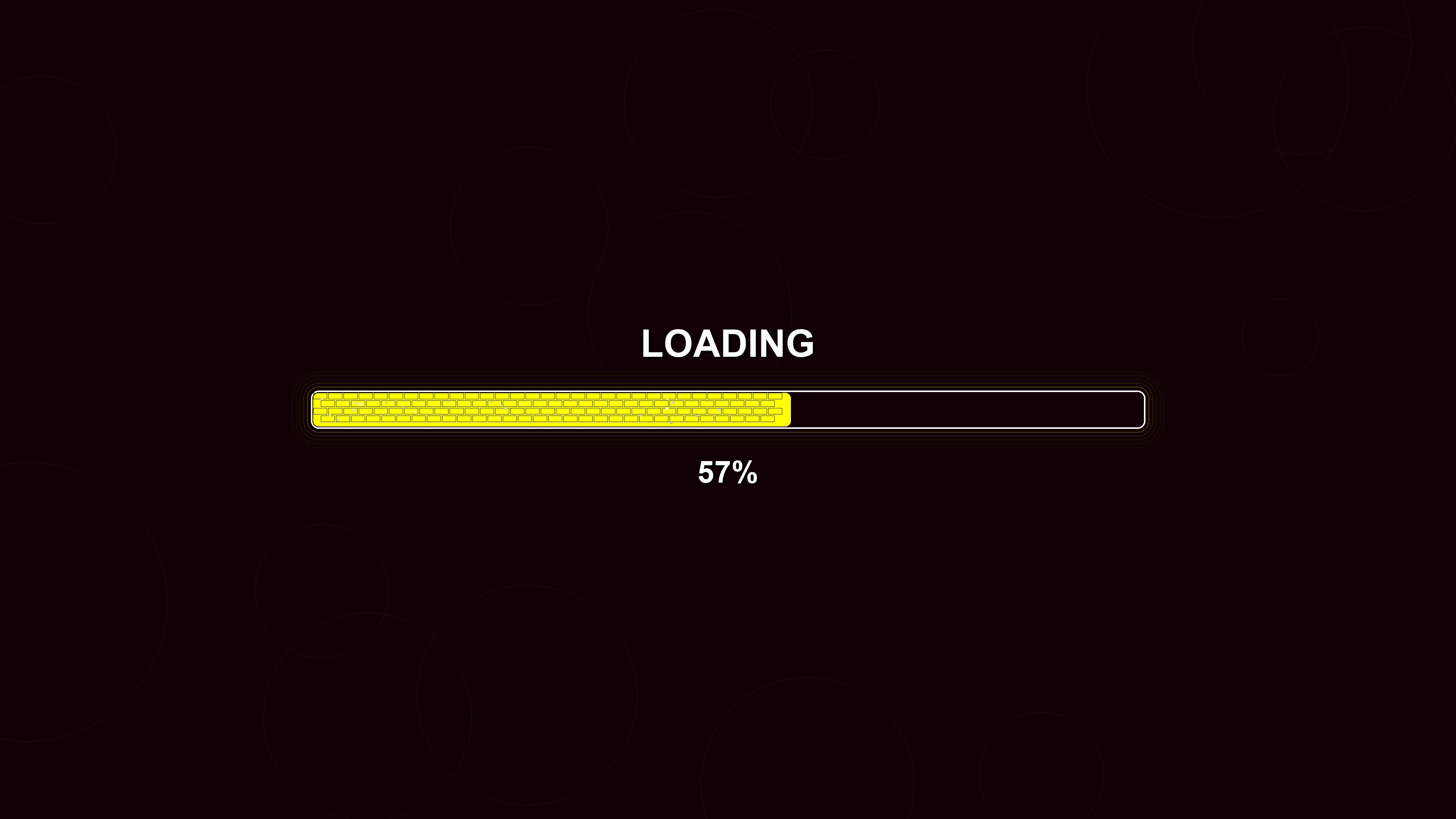 Modern loading progress bar animation for waiting periods with simple user interface and clear display of status